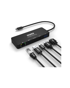 Port 85W USB-C Universal Travel Docking Station