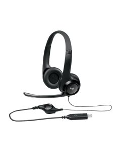 Logitech H390 Black Computer Stereo USB Headset