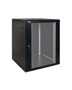 Zone Lite 15U 500mm Black Wall Mount Black Cabinet