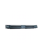 Trendnet 16-Port CAT5 Populated 1U Black Patch Panel