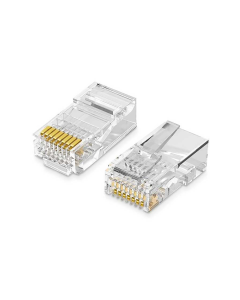 RJ45 CAT6 Plug Unshielded No Insert Staggered